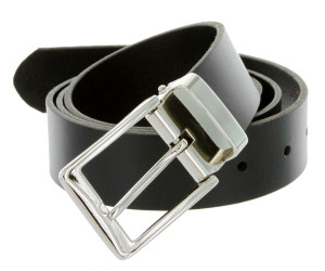 A53035 Classic Casual Dress Buckle Genuine Full Grain Leather Belt 1-3/8"(35mm) Wide